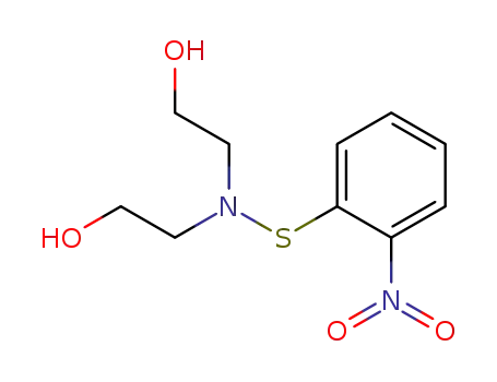 Molecular Structure of 22948-16-9 (N-(2-nitrophenylsulphenyl)-bis-(2-hydroxyethyl)-amine)