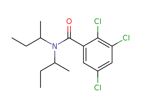 Molecular Structure of 27922-66-3 (Benzamide, 2,3,5-trichloro-N,N-bis(1-methylpropyl)-)