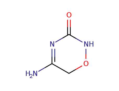 Molecular Structure of 59696-56-9 (2H-1,2,4-Oxadiazin-3(6H)-one, 5-amino-)