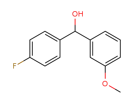 Molecular Structure of 844856-35-5 (4-FLUORO-3'-METHOXYBENZHYDROL)