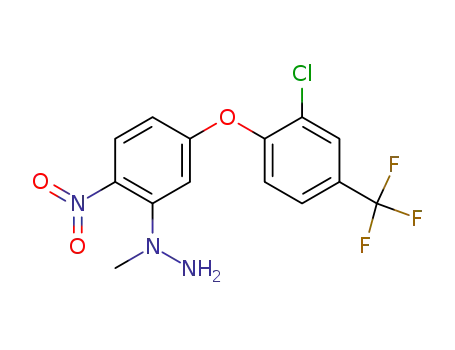2-chloro-4-trifluoromethyl-3'-(1-methylhydrazino)-4'-nitrodiphenyl ether
