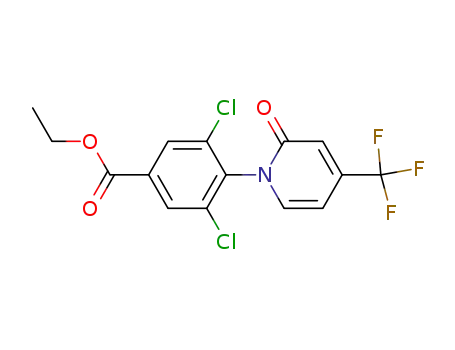 4-trifluoromethyl-1-(2,6-dichloro-4-ethoxycarbonylphenyl)-2-pyridone