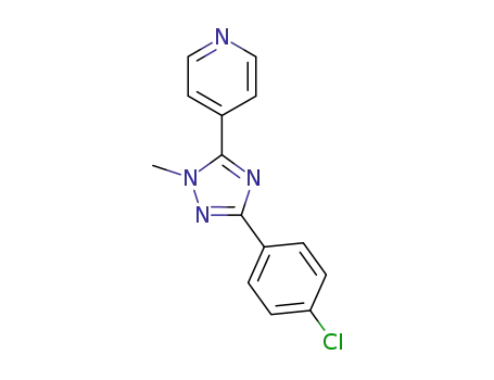 Pyridine, 4-[3-(4-chlorophenyl)-1-methyl-1H-1,2,4-triazol-5-yl]-
