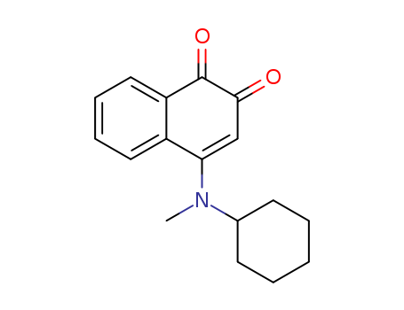 4-(CYCLOHEXYLMETHYLAMINO)-1,2-NAPHTHOQUINONE