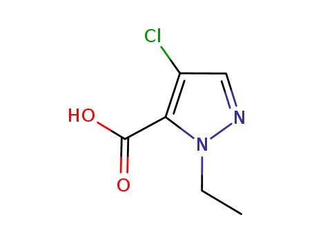 4- 클로로 -2- 에틸 -2H- 피라 졸 -3- 카복실산