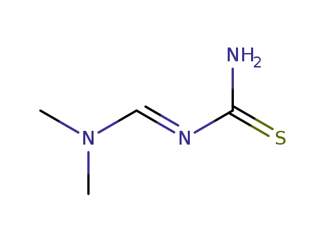 Molecular Structure of 943653-32-5 (2-amino-4-dimethylamino-1,3-thiazabuta-1,3-diene)