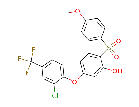 Phenol,
5-[2-chloro-4-(trifluoromethyl)phenoxy]-2-[(4-methoxyphenyl)sulfonyl]-