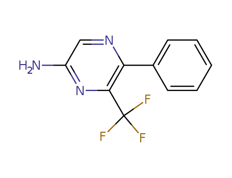 Molecular Structure of 69816-39-3 (2-amino-5-phenyl-6-trifluoromethylpyrazine)