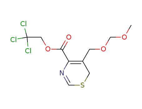 2,2,2-trichloroethyl 5-methoxymethyloxymethyl-6H-1,3-thiazine-4-carboxylate
