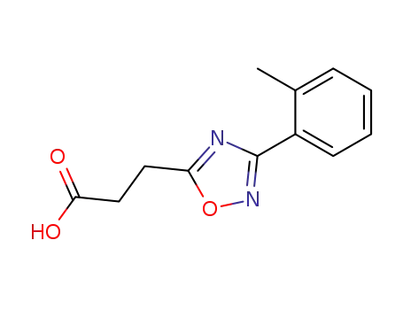 3-[3-(2-Methylphenyl)-1,2,4-oxadiazol-5-yl]propanoic acid