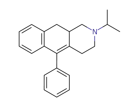 Molecular Structure of 65869-23-0 (Benz[g]isoquinoline,
1,2,3,4,10,10a-hexahydro-2-(1-methylethyl)-5-phenyl-)