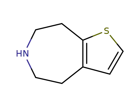 Molecular Structure of 102997-01-3 (5,6,7,8-TETRAHYDRO-4H-THIENO[2,3-D]AZEPINE)