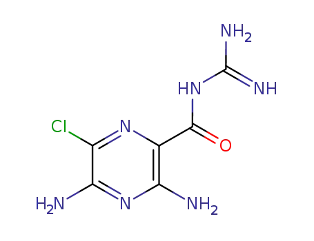 Molecular Structure of 137053-86-2 (Amiloride)