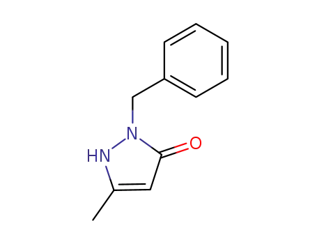 2-benzyl-5-methyl-1,2-dihydro-pyrazol-3-one