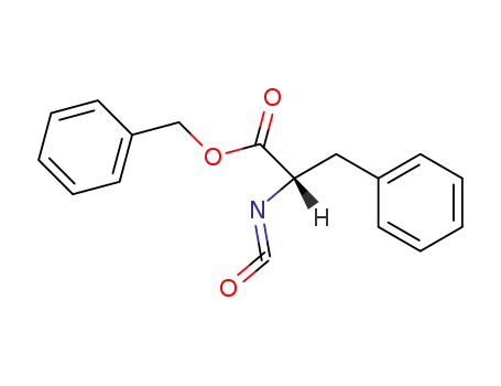 Benzenepropanoic acid, a-isocyanato-, phenylmethyl ester, (S)-