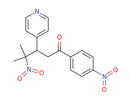 Molecular Structure of 61196-95-0 (1-Pentanone, 4-methyl-4-nitro-1-(4-nitrophenyl)-3-(4-pyridinyl)-)