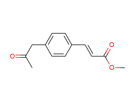 2-Propenoic acid, 3-[4-(2-oxopropyl)phenyl]-, methyl ester, (E)-