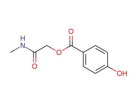 Benzoic acid, 4-hydroxy-, 2-(methylamino)-2-oxoethyl ester