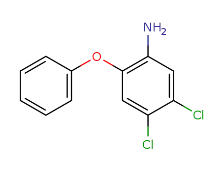 Molecular Structure of 85385-27-9 (4,5-Dichloro-2-phenoxyaniline)