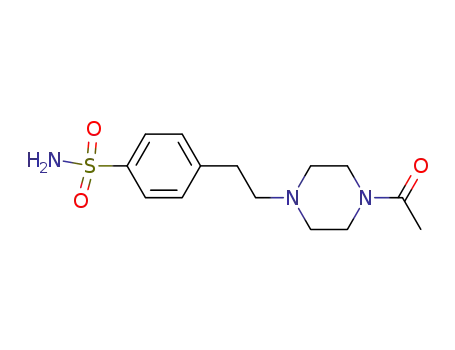 Piperazine, 1-acetyl-4-[2-[4-(aminosulfonyl)phenyl]ethyl]-