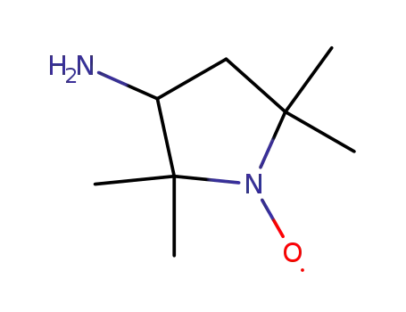 Molecular Structure of 34272-83-8 (3-AMINO-2,2,5,5-TETRAMETHYL-1-PYRROLIDINYLOXY)