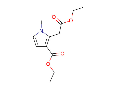 1H-Pyrrole-2-acetic acid, 3-(ethoxycarbonyl)-1-methyl-, ethyl ester