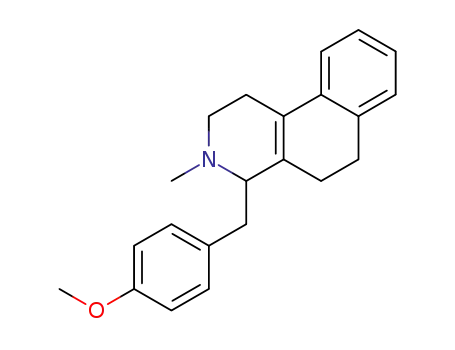 4-(4-methoxy-benzyl)-3-methyl-1,2,3,4,5,6-hexahydro-benzo[<i>f</i>]isoquinoline