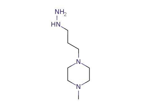 Molecular Structure of 62040-85-1 (Piperazine, 1-(3-hydrazinopropyl)-4-methyl- (9CI))