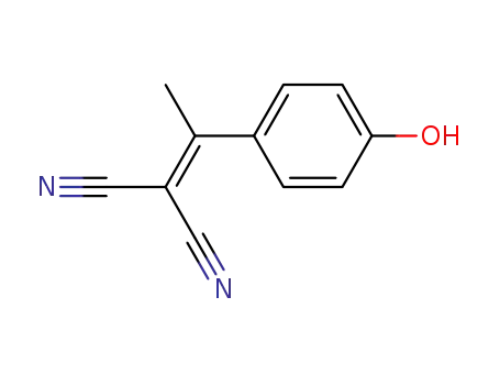 Molecular Structure of 26908-12-3 (<1-(4-Hydroxyphenyl)ethylidene>malononitrile)