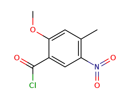 Benzoyl chloride, 2-methoxy-4-methyl-5-nitro-
