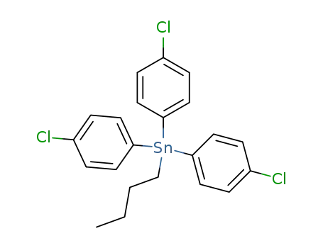 tris-(p-chlorophenyl)butyltin