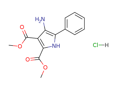 dimethyl 4-amino-5-phenyl-1H-pyrrole-2,3-dicarboxylate hydrochloride