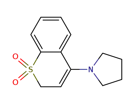Pyrrolidine, 1-(1,1-dioxido-2H-1-benzothiopyran-4-yl)-