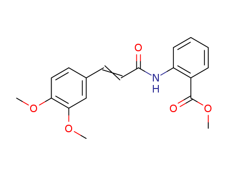 Benzoic acid, 2-[[3-(3,4-diMethoxyphenyl)-1-oxo-2-propenyl]aMino]-, Methyl ester CAS No.53902-20-8