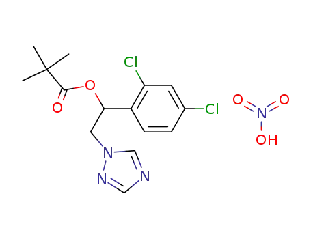 1-(2,4-dichlorphenyl)-1-trimethylacetoxy-2-(1,2,4-triazol-1-yl)-ethane nitrate