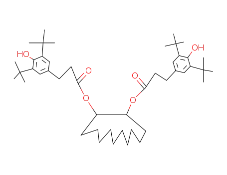 1,2-bis-[3-(3,5-Di-t-butyl-4-hydroxyphenyl)propionyloxy]cyclododecane