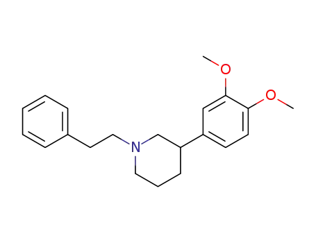 3-(3,4-Dimethoxyphenyl)-1-(2-phenylethyl)piperidine