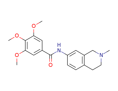 1,2,3,4-TETRAHYDRO-2-METHYL-7-(3,4,5-TRIMETHOXYBENZAMIDO)ISOQUINOLINECAS