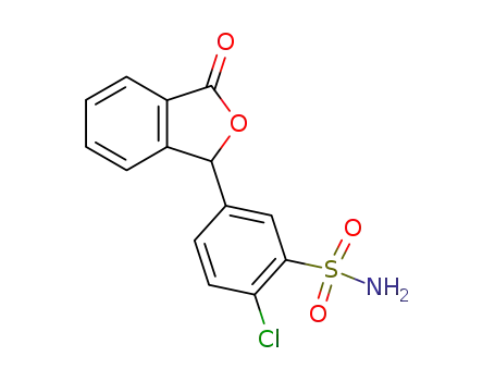 Molecular Structure of 82875-52-3 (2-chloro-5-phthalidyl-benzenesulfonic acid amide)