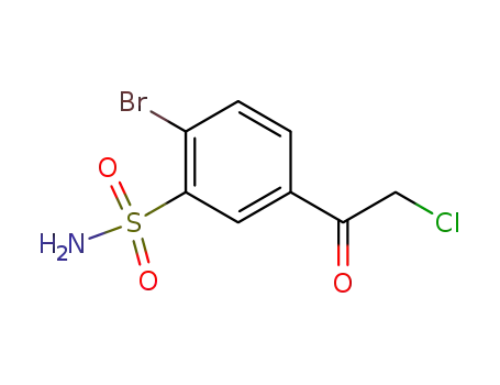 4'-bromo-3'-sulfamoyl-2-chloroacetophenone