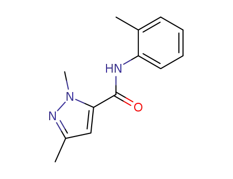 1H-Pyrazole-5-carboxamide, 1,3-dimethyl-N-(2-methylphenyl)-