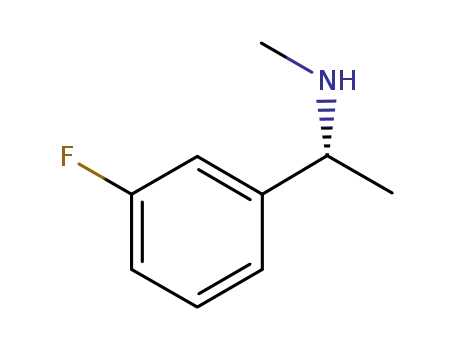 Molecular Structure of 820209-02-7 ((RS)-N-[1-(3-FLUOROPHENYL)ETHYL]METHYLAMINE)