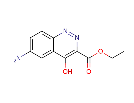 3-Cinnolinecarboxylic acid, 6-amino-4-hydroxy-, ethyl ester