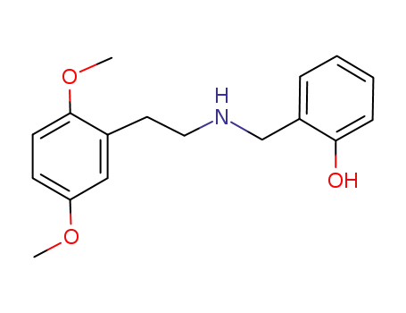 Molecular Structure of 919797-17-4 (Phenol, 2-[[[2-(2,5-dimethoxyphenyl)ethyl]amino]methyl]-)