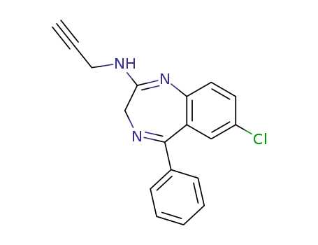 (7-chloro-5-phenyl-3<i>H</i>-benzo[<i>e</i>][1,4]diazepin-2-yl)-prop-2-ynyl-amine