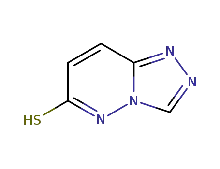 Molecular Structure of 58826-44-1 (1,2,4-Triazolo[4,3-b]pyridazine-6(5H)-thione)