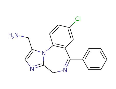 <i>C</i>-(8-chloro-6-phenyl-4<i>H</i>-benzo[<i>f</i>]imidazo[1,5-<i>a</i>][1,4]diazepin-1-yl)-methylamine