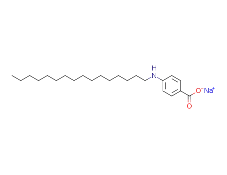 Molecular Structure of 64059-66-1 (sodium 4-(hexadecylamino)benzoate)