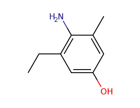Molecular Structure of 112730-54-8 (Phenol, 4-amino-3-ethyl-5-methyl-)