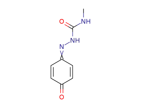 Molecular Structure of 61566-23-2 (Hydrazinecarboxamide,
N-methyl-2-(4-oxo-2,5-cyclohexadien-1-ylidene)-)